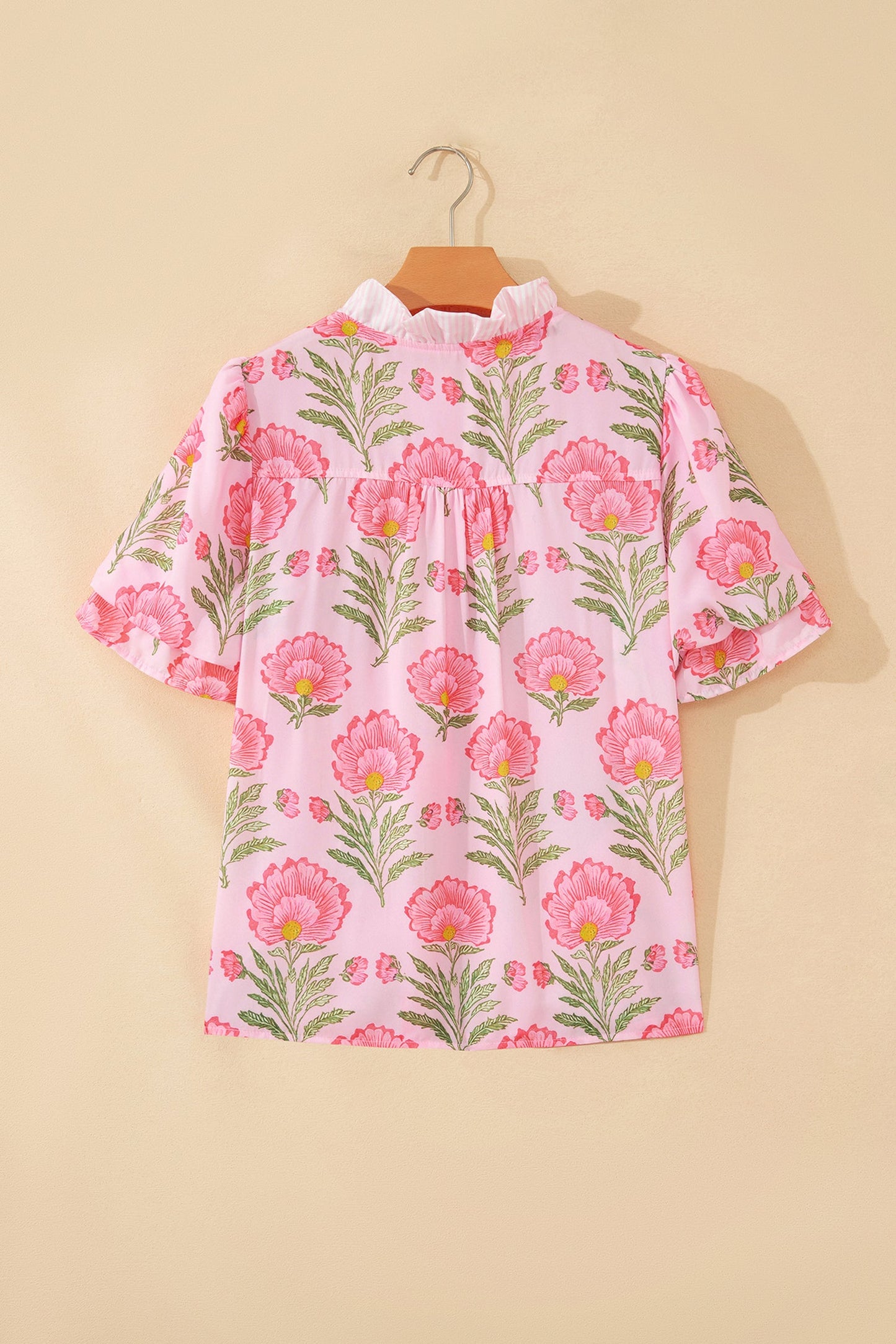Melanie Trim Puff Sleeve Shirt