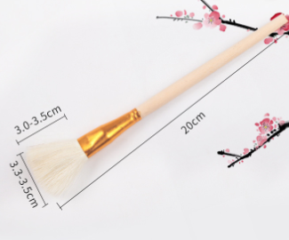Painting Pen Soft Wool Brush for Watercolor & Oil Tracing on Ceramic Surfaces