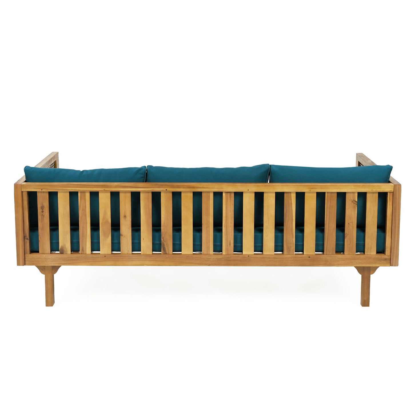Claremont 3 Seater Daybed Teak Acacia Wood Water Resistant Cushions