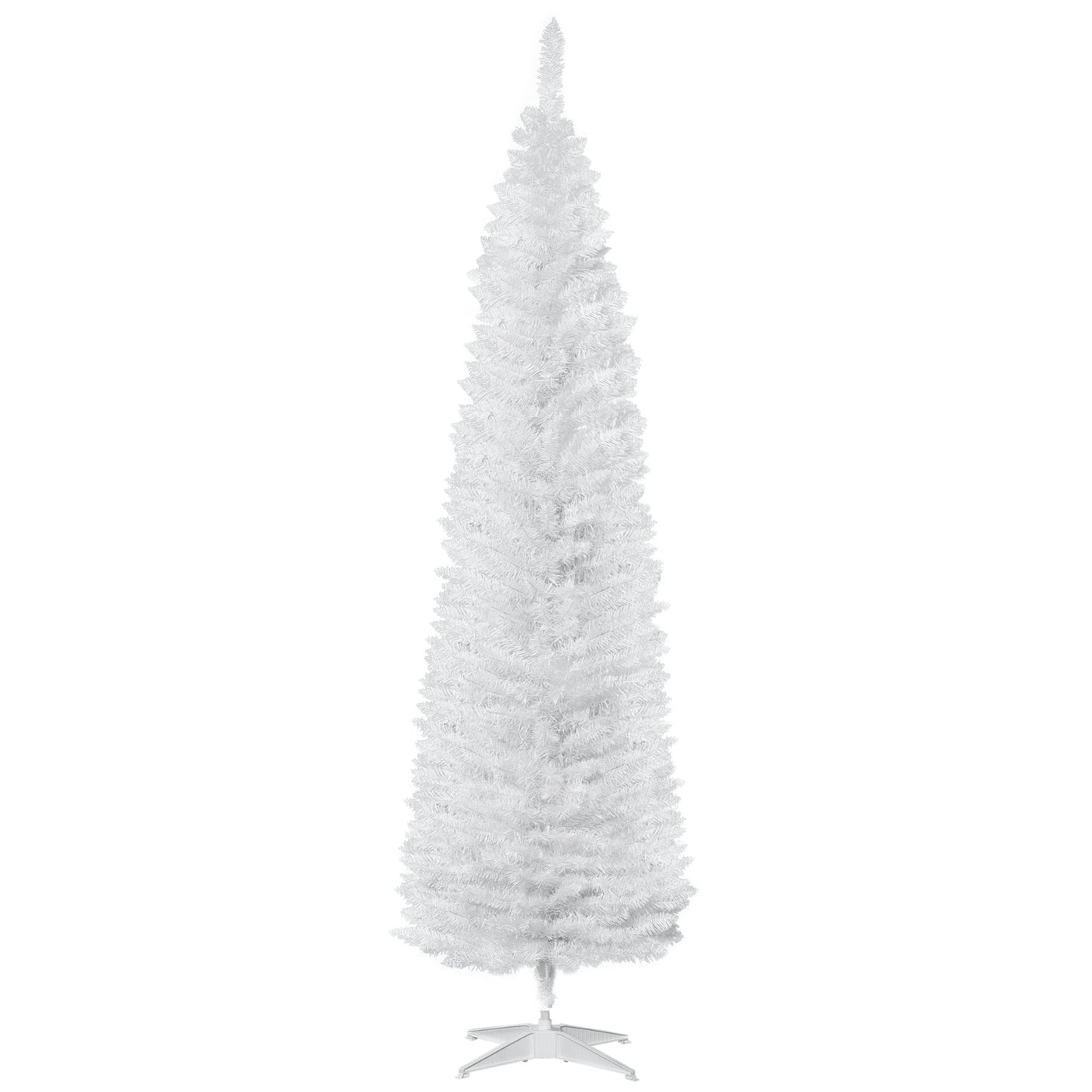 HOMCOM 7' Artificial Pencil Christmas Tree