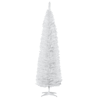 HOMCOM 7' Artificial Pencil Christmas Tree