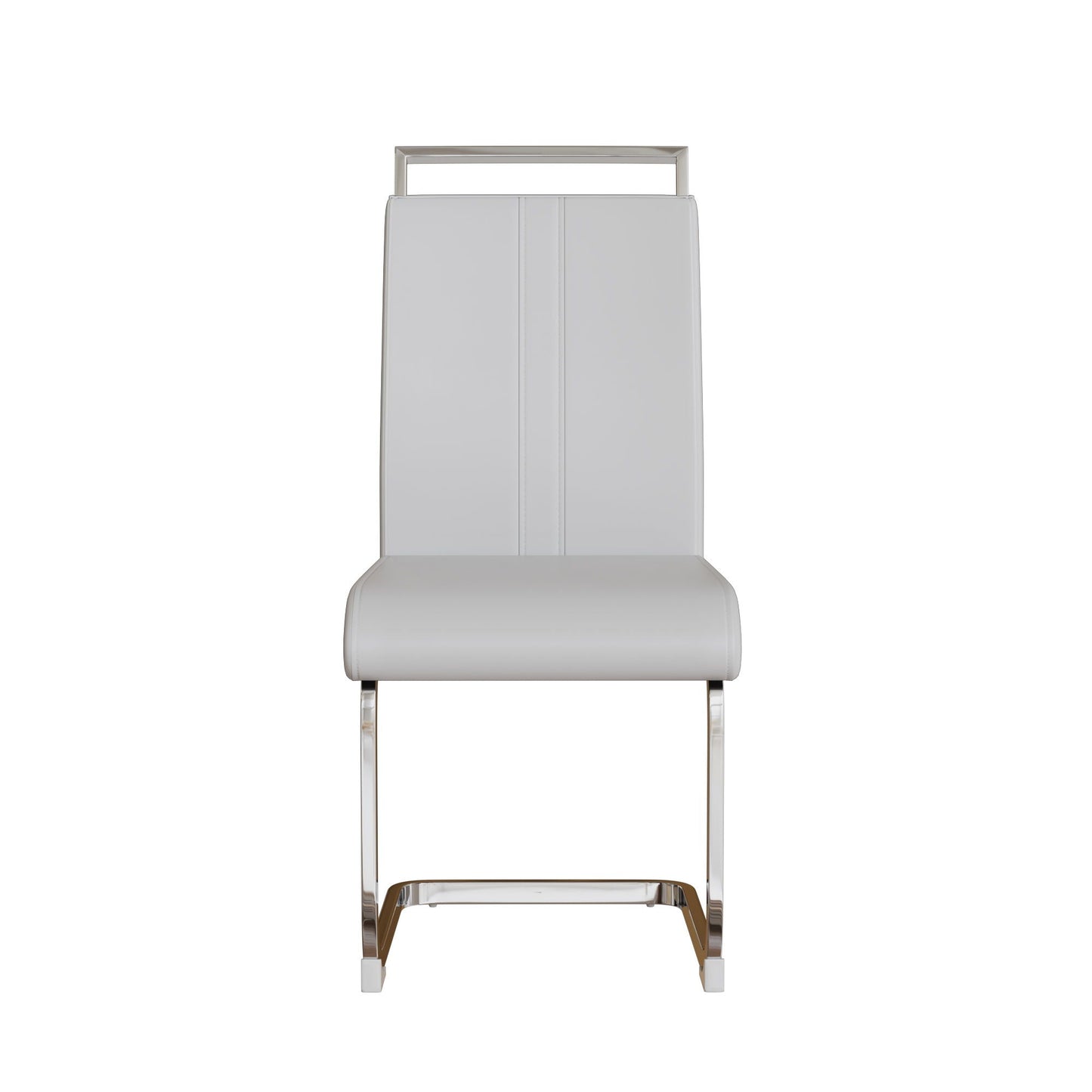 Modern Dining Chairs With Padded Seat, High Back