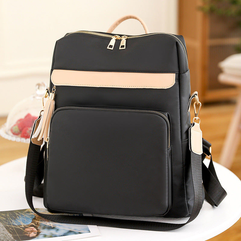 Nylon Anti-Theft Casual Dual-Use Backpack
