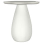 Perth 20-inch Side Table with Cloud-Shaped Top Off White