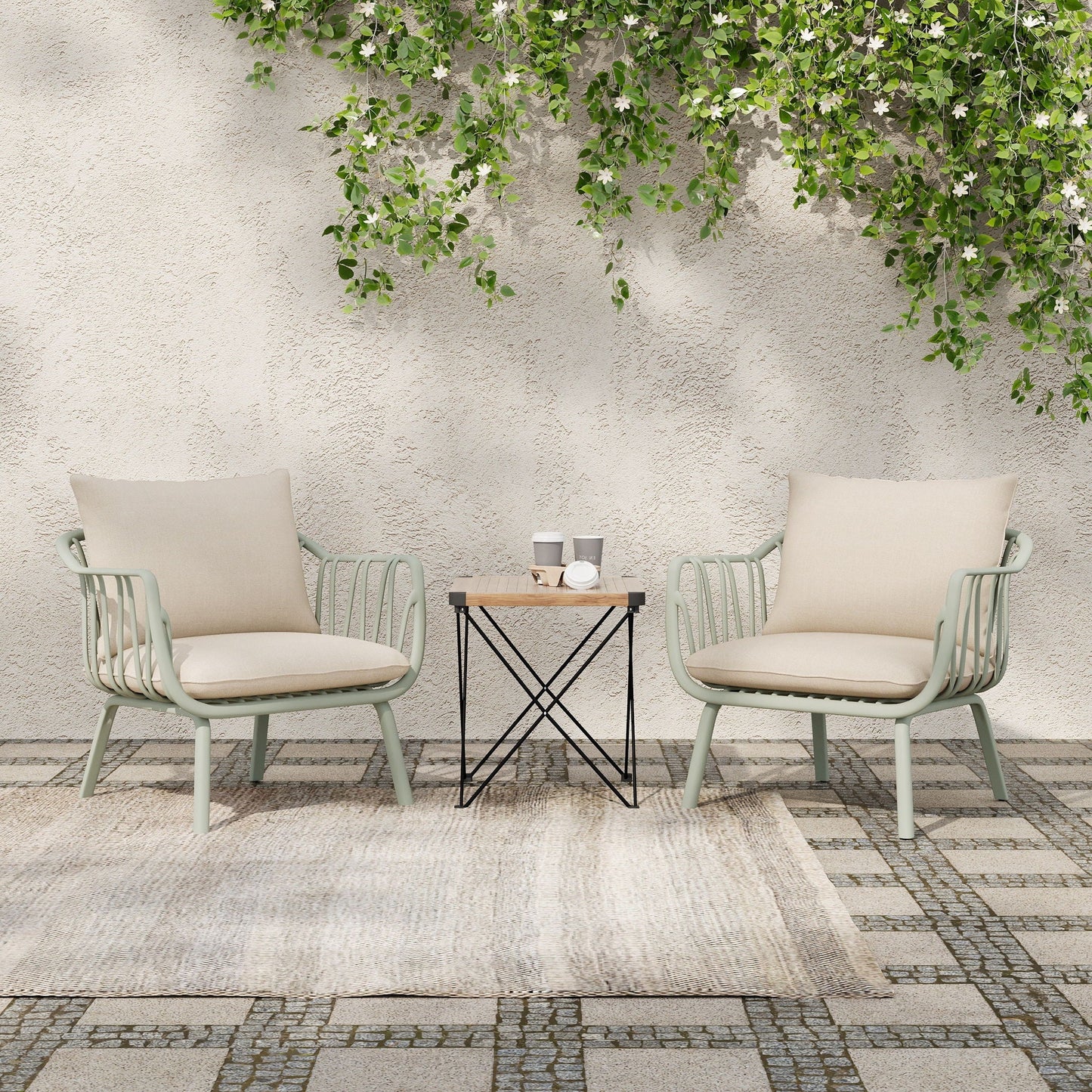 Huron Outdoor Club Chair (Set of 2)