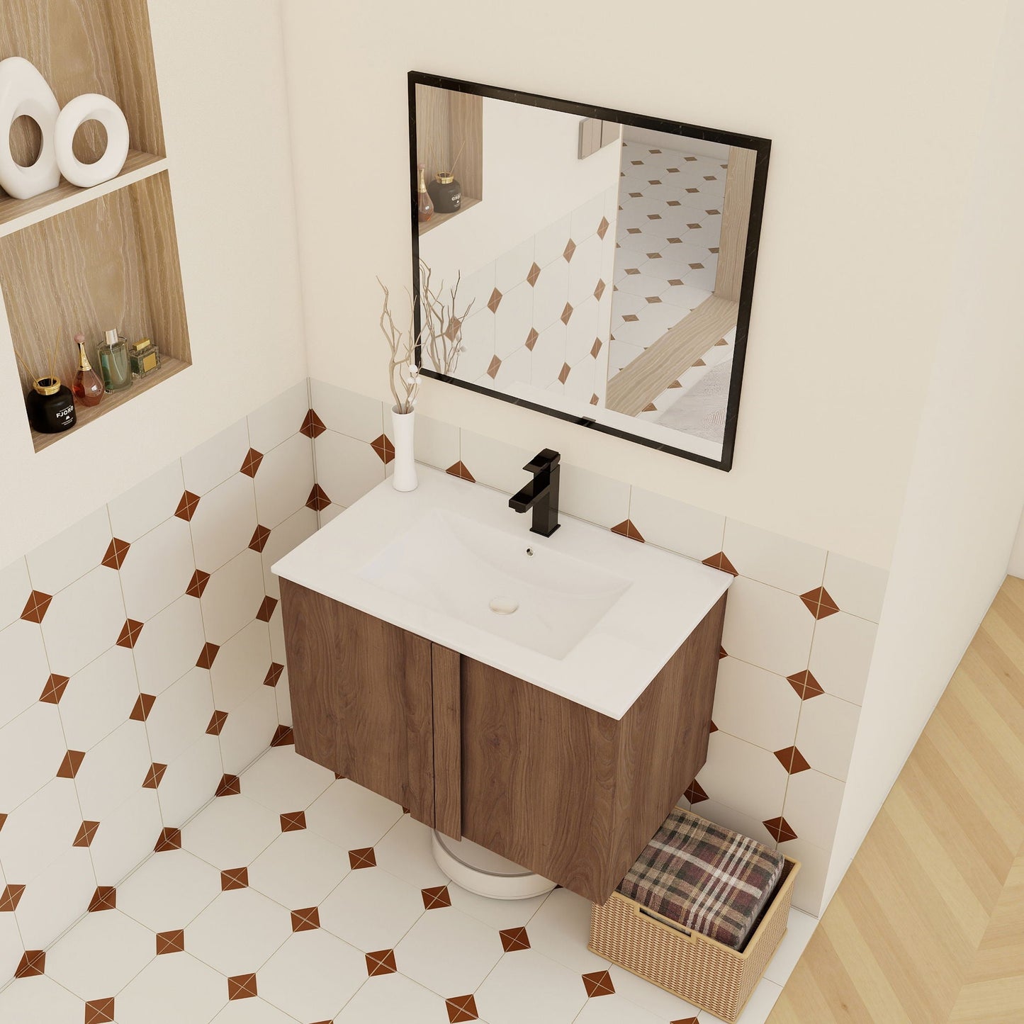 Floating Bathroom Vanity With Sink Combo
