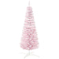 HOMCOM 5' Snow Flocked Artificial Pencil Christmas Tree