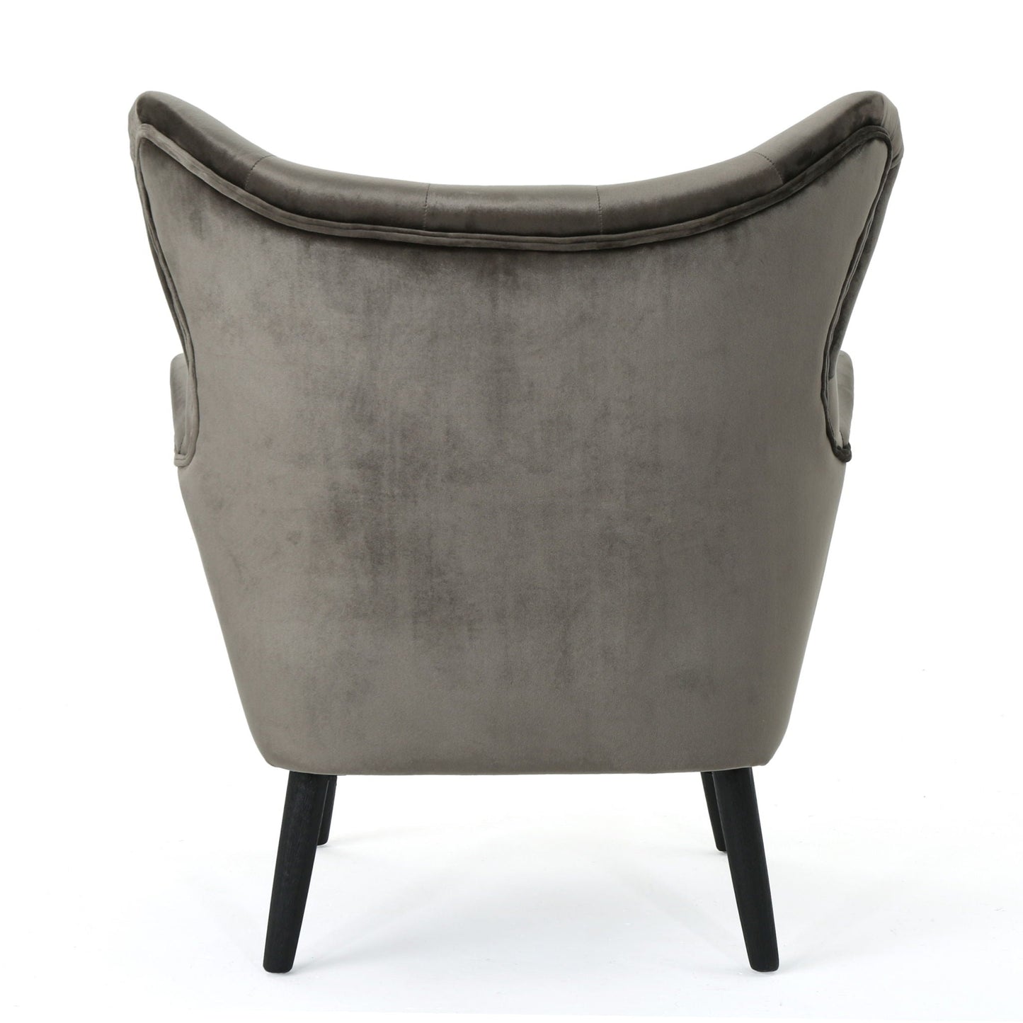 Alyssa Mid Century Upholstered Arm Chair With Wingback Design