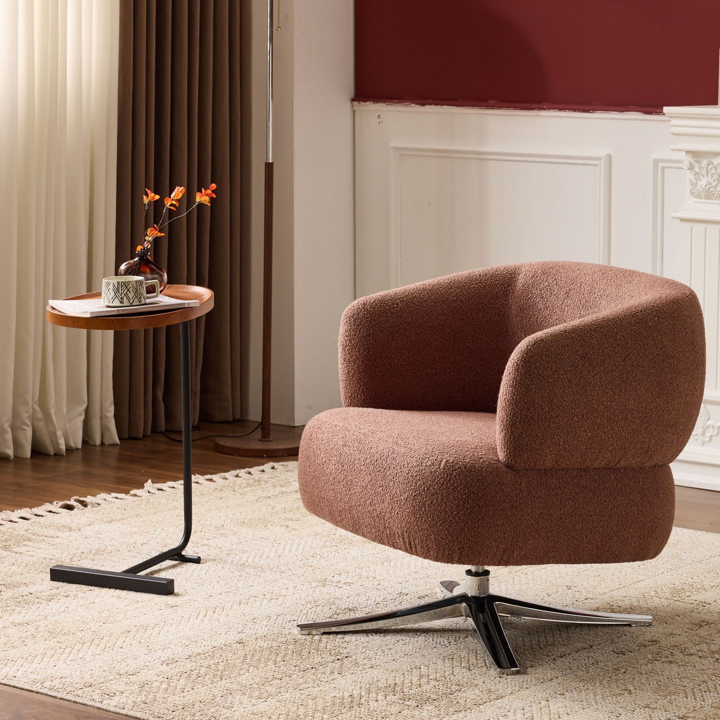Cuddle Style Leisure Swivel Sofa Chair