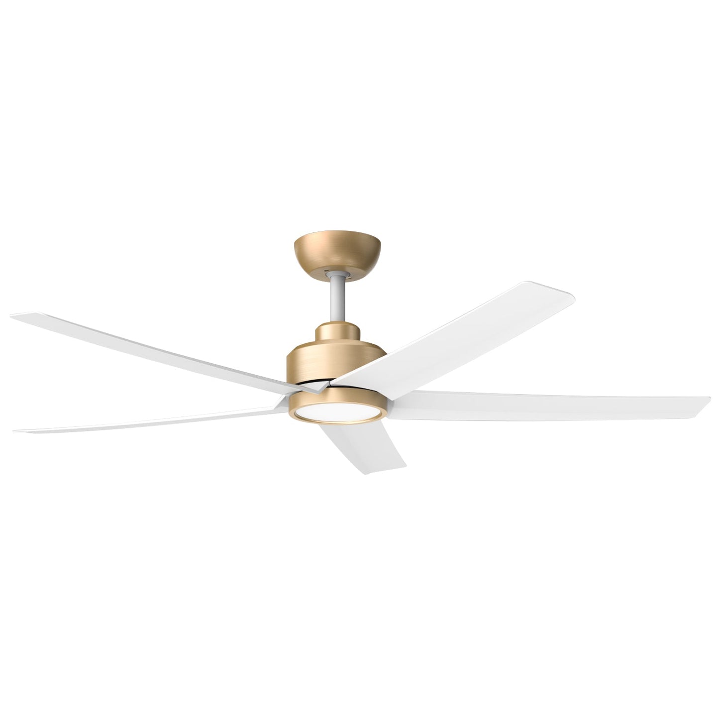 52 Inch Ceiling Fans with Lights, Large Air Volume Ceiling Fans with Reversible Quiet DC Motor and Remote