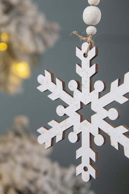 9.8x4.7" Snowflake Ornament Set of 12