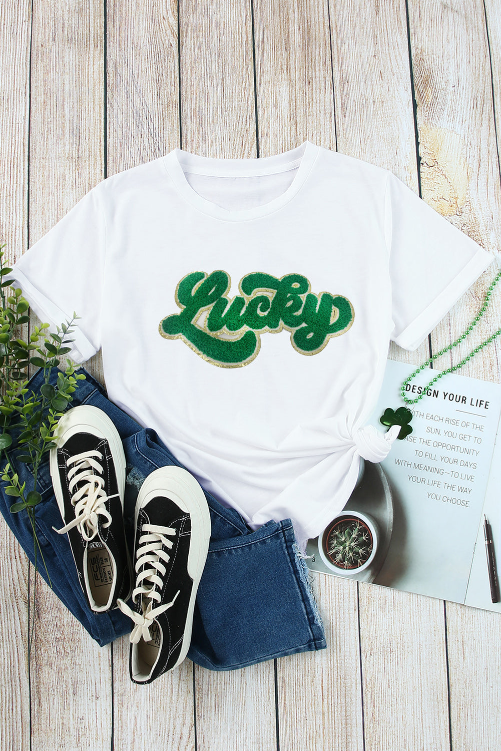 Sloane Patched Graphic T Shirt