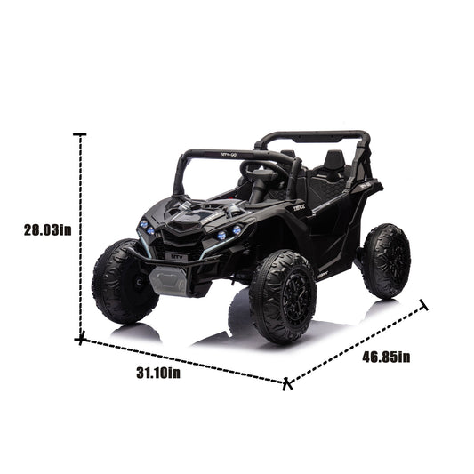 24V Two-Seater Kids Ride-On UTV with Parental Remote Control
