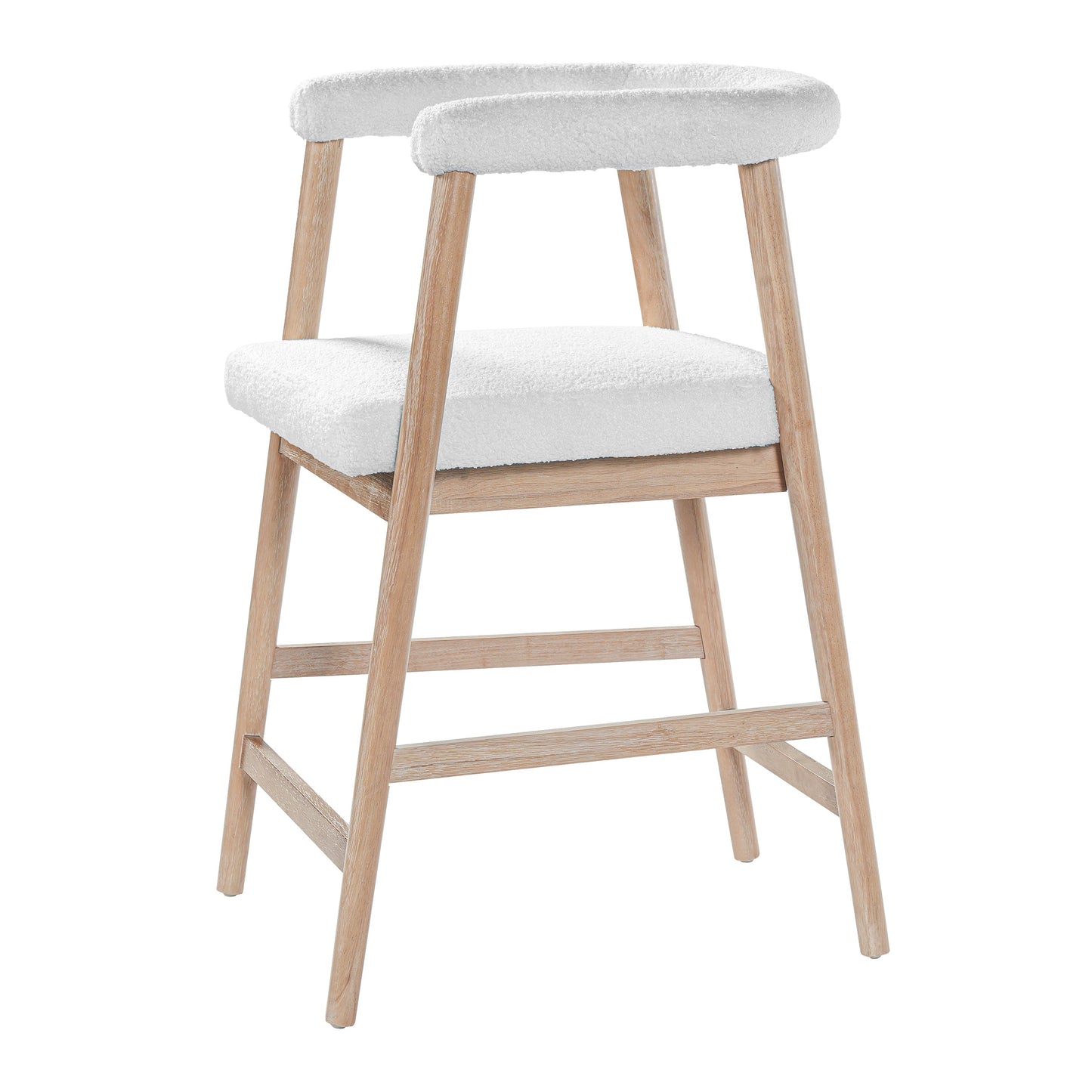 25" Seat Height Bar Stools with Back, Set of 2
