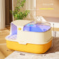 Enclosed Splash-Proof Cat Litter Box