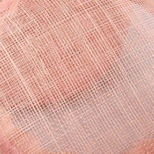 Fan-shaped Handcrafted Linen Headpiece