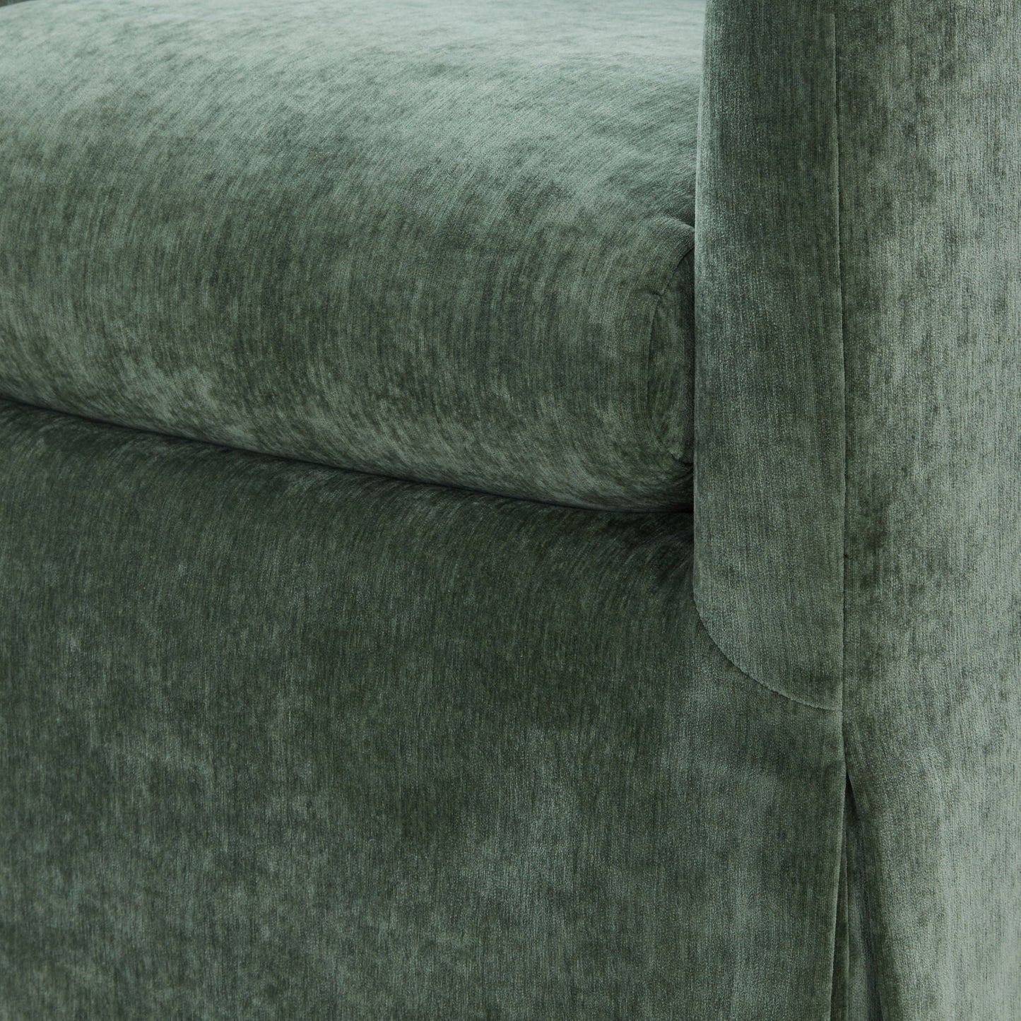 Luisa - Skirted Swivel Accent Chair