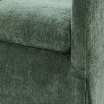 Luisa - Skirted Swivel Accent Chair