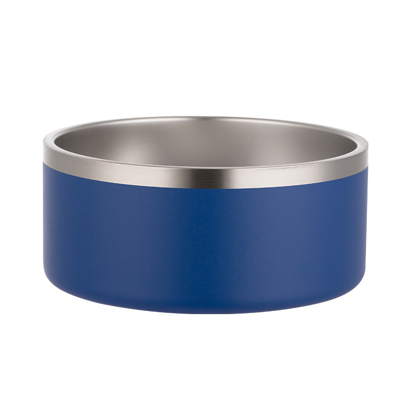 Stainless Steel Dog Bowl Inside And Outside 304 With Silica Gel Pad