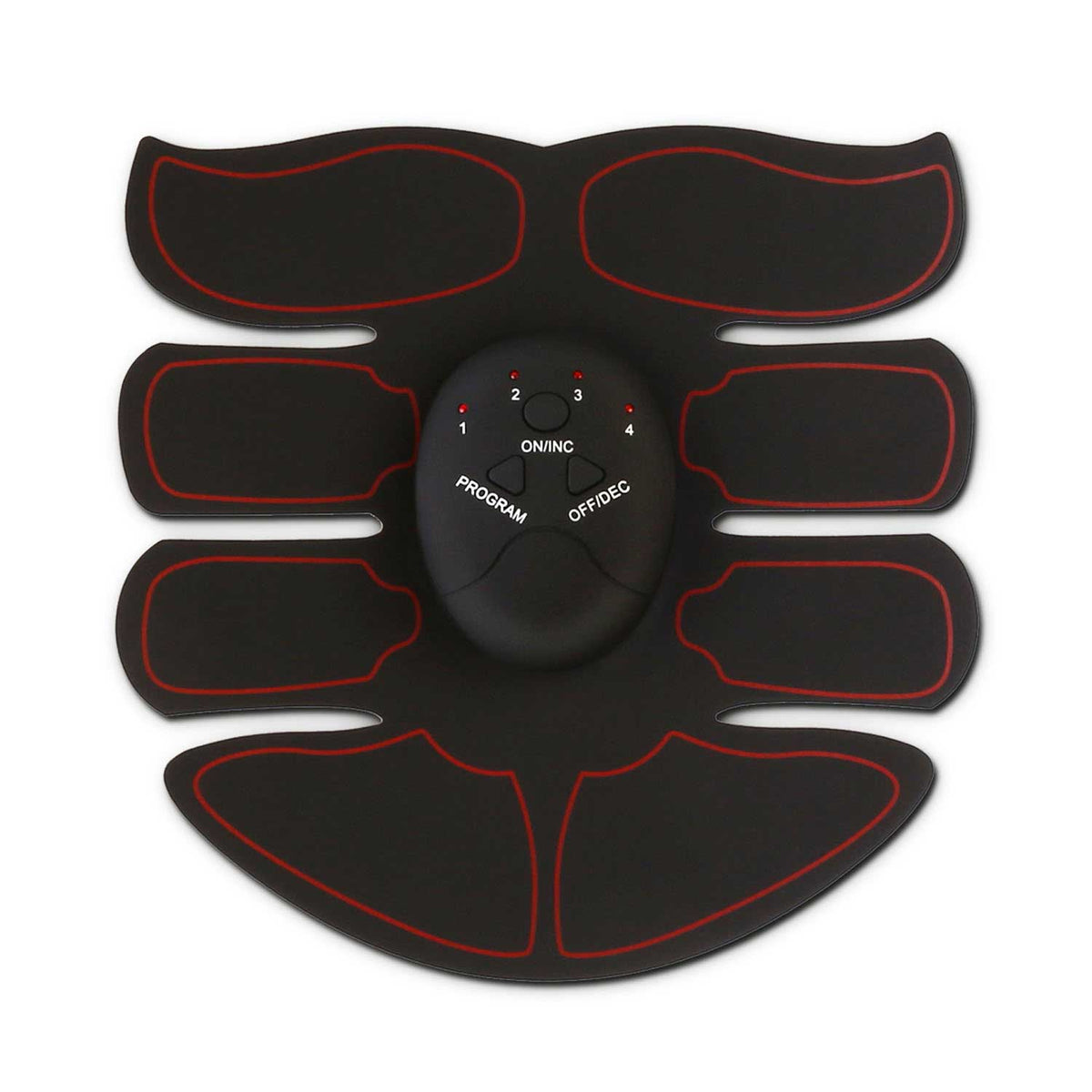 ABS Stimulator Muscle Toner EMS Abdominal Toning Belts Body Fitness Trainer w/ 6Modes