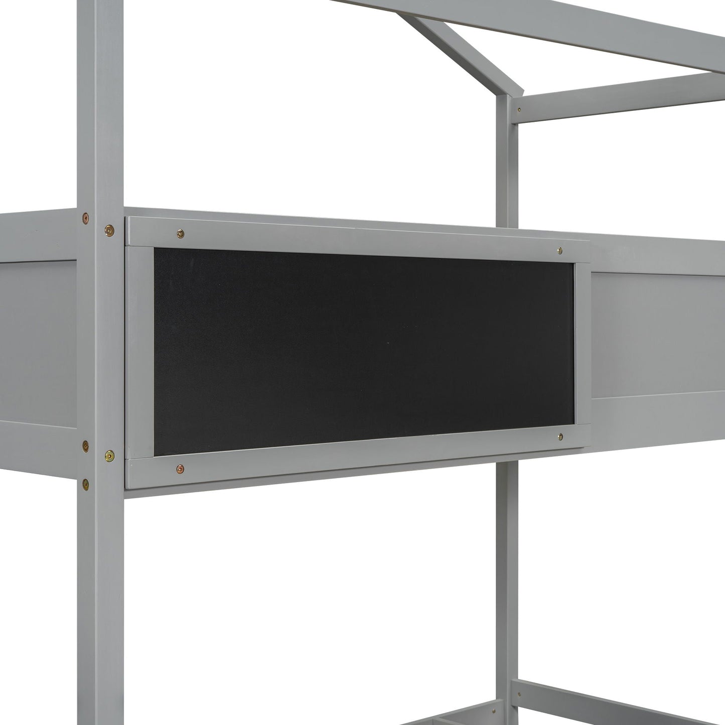 House Style Bunk Bed With Storage Staircase And board