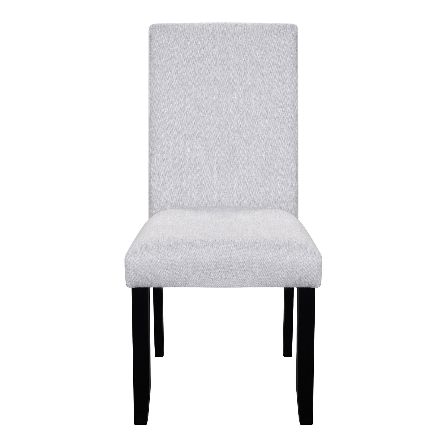 5 Piece Round Dining Table Set, Modern Dining Table And 4 Upholstered Chairs For Dining Room