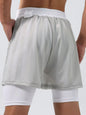 Men's Plus Size Elastic Waist Shorts
