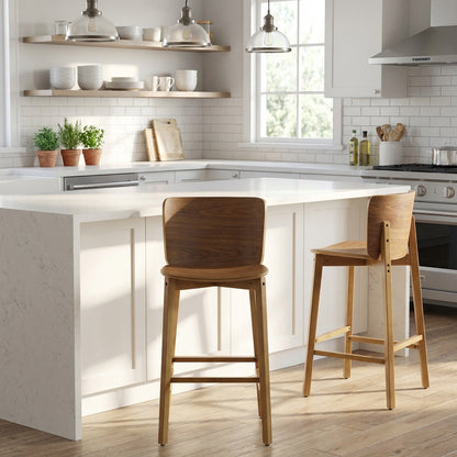Pari Indoor Wooden Barstool