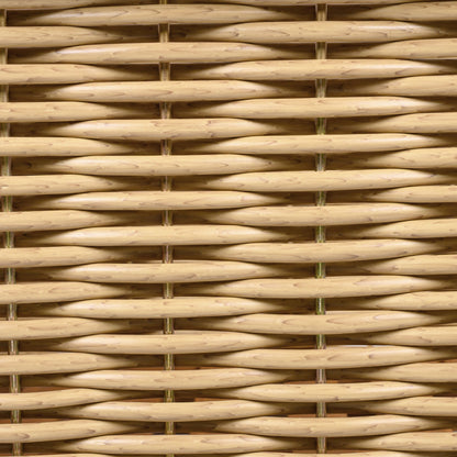 Outdoor Club Chair With Wicker Armrest