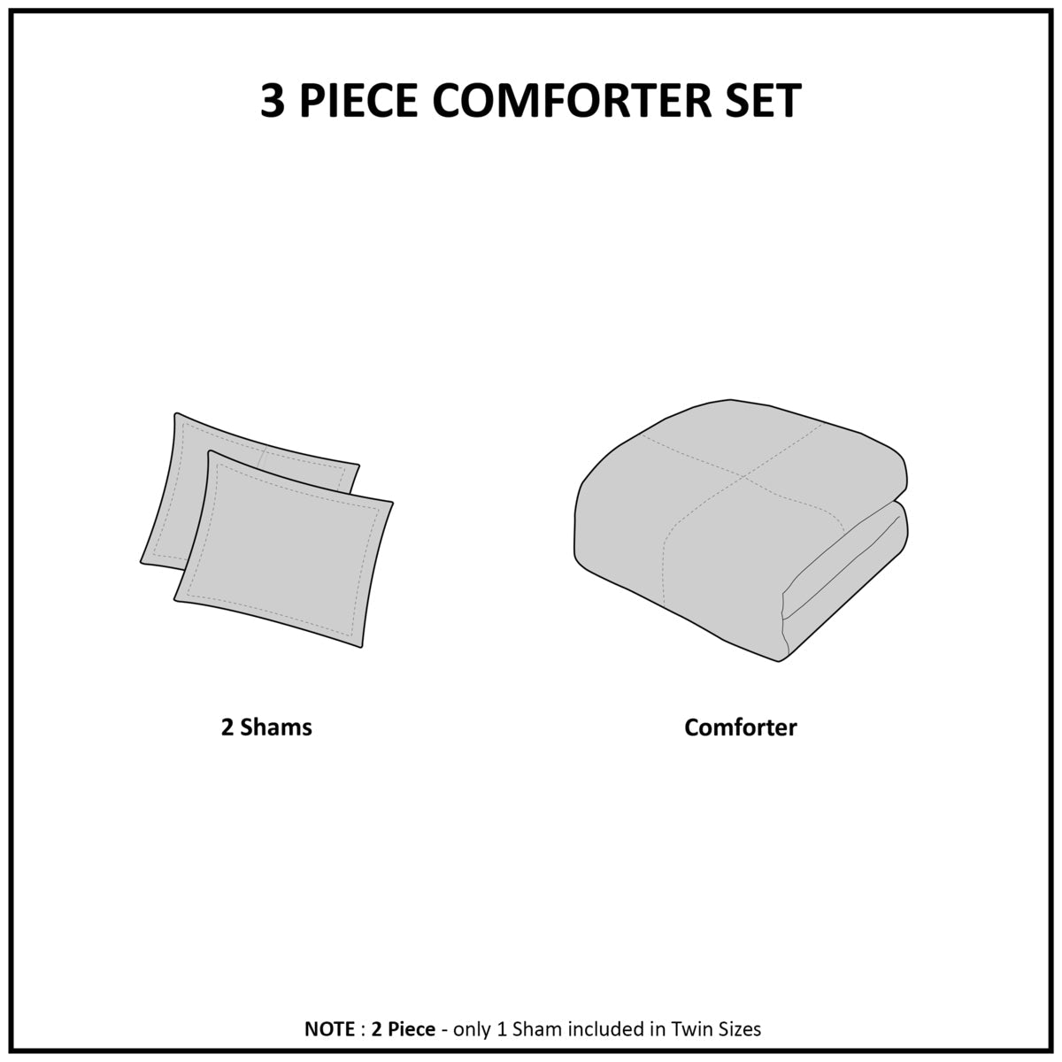 3 Piece Tufted Cotton Chenille Damask Comforter Set Off-White King/Cal King