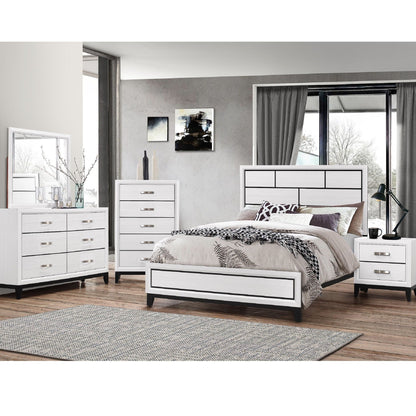 Contemporary 5 Drawer Tall Chest