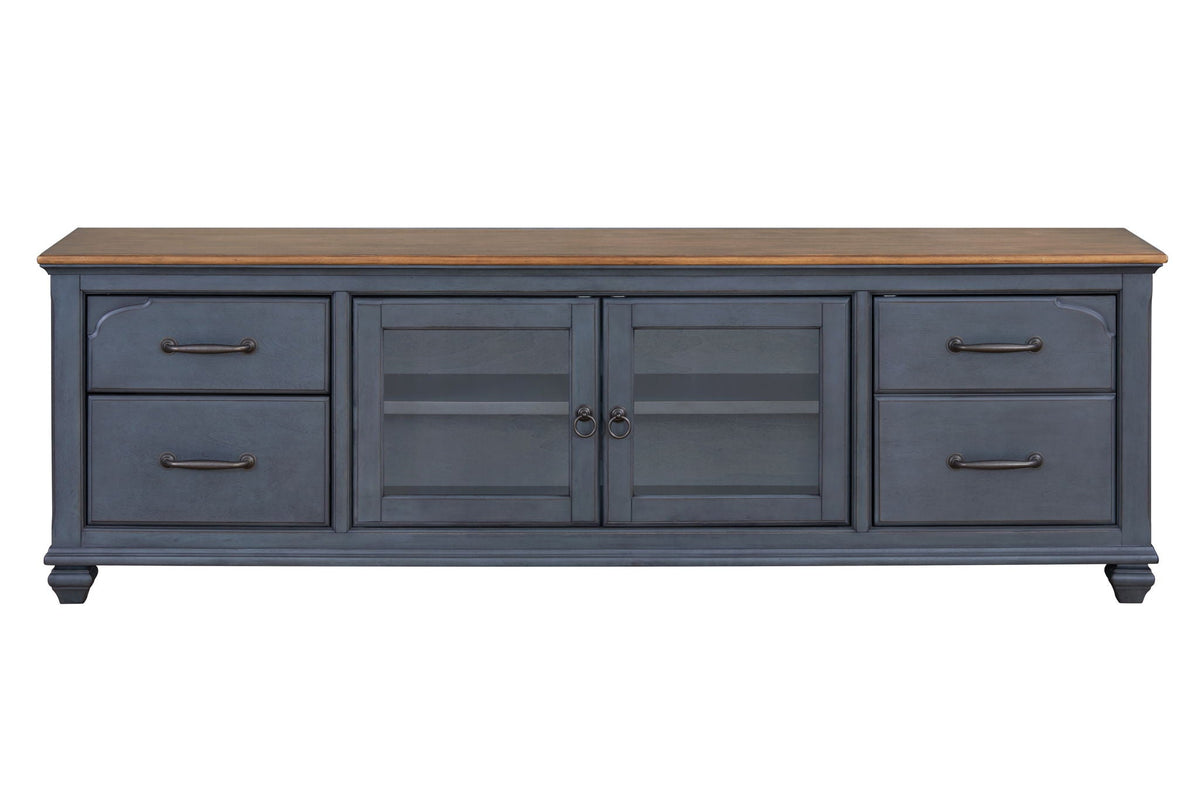 TV Stand For TVs Up To 90" - Blue