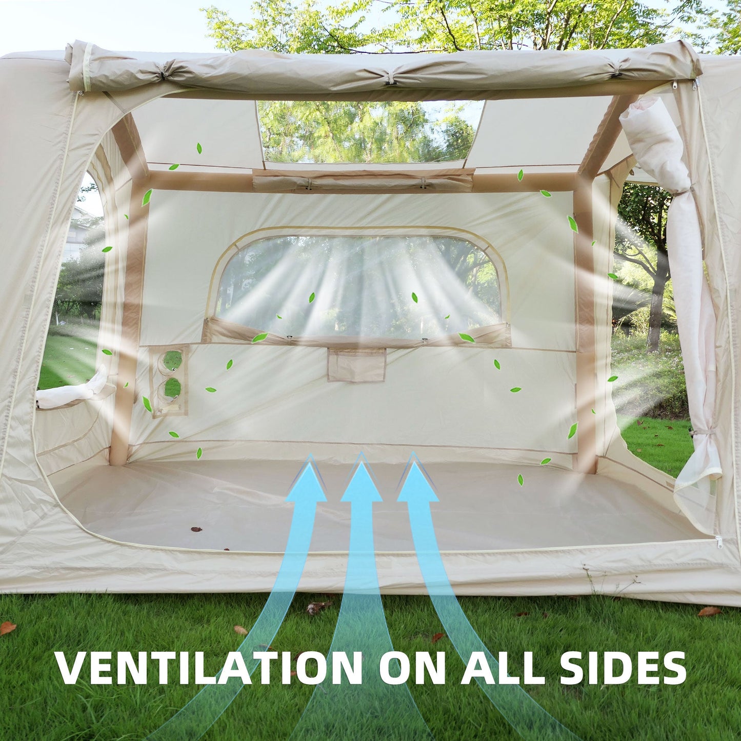 Inflatable 4-8 Person Waterproof Camping Tents