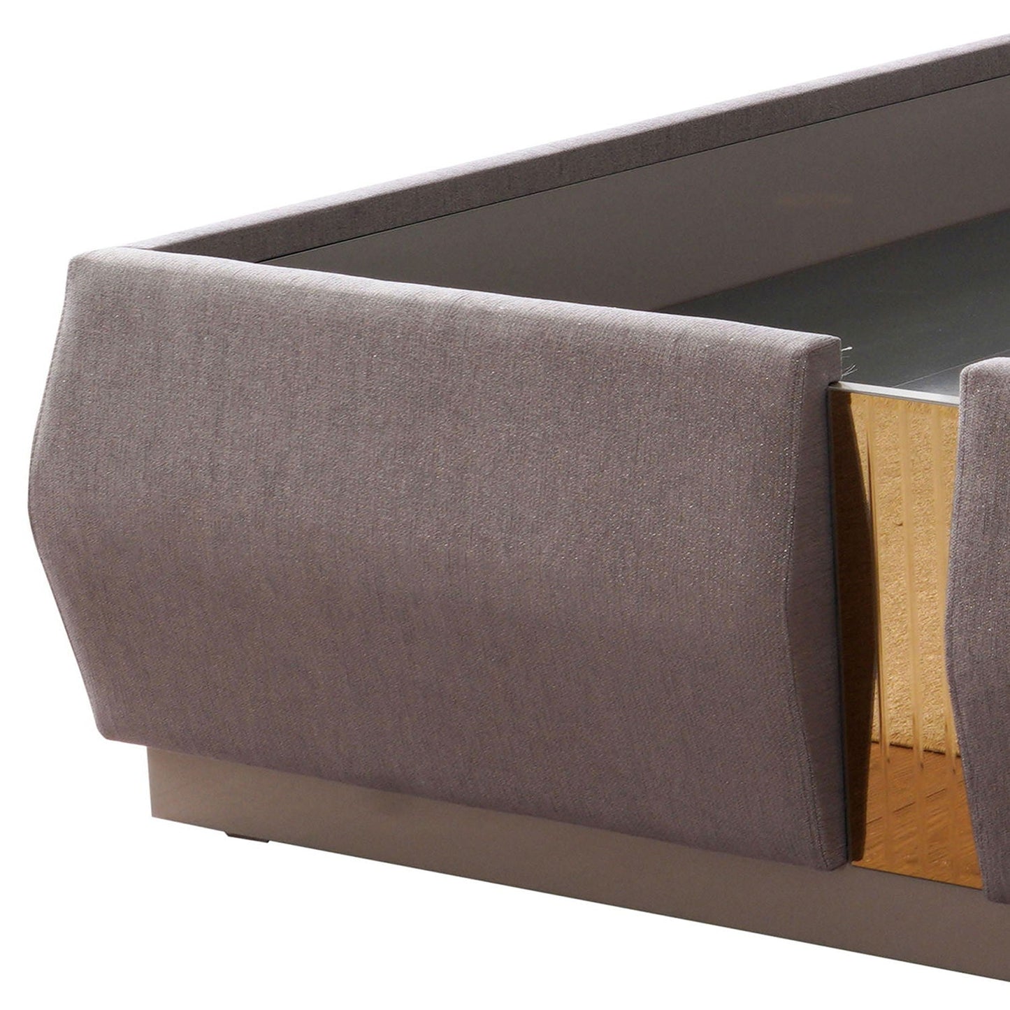 Lorenzo - Queen Size Tufted Upholstered Bed - Gray