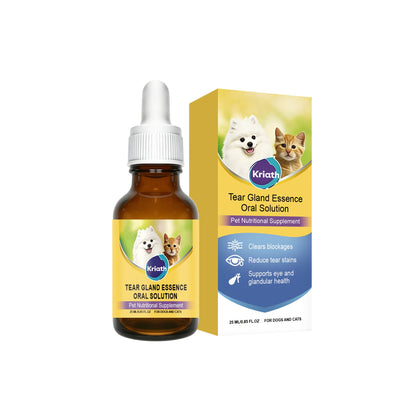 Kriath Pet Eye  Oral Liquid Gentle Formula Keeps Eyes Clean, Ideal For Daily Care