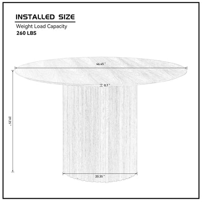 46.45 Inch MDF Dining Table for Dining Room