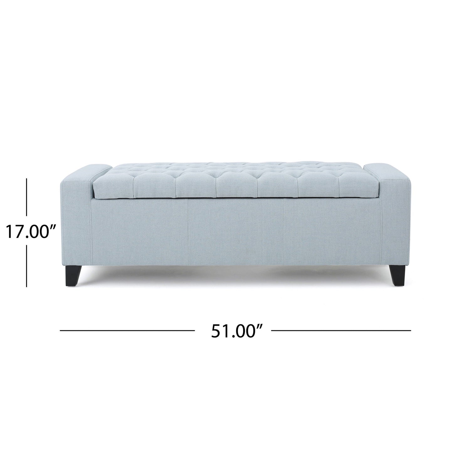 Guernsey Ottoman Storage With Tufted Top