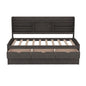 Captain Bed With Built In Bookshelves, 3 Storage Drawers, And Trundle