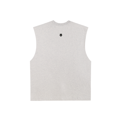 Loki & Ivy Raw Edge Cotton Tank Top