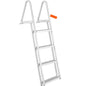 Dock Ladder, Removable 4 Steps, 350 lbs Load Capacity