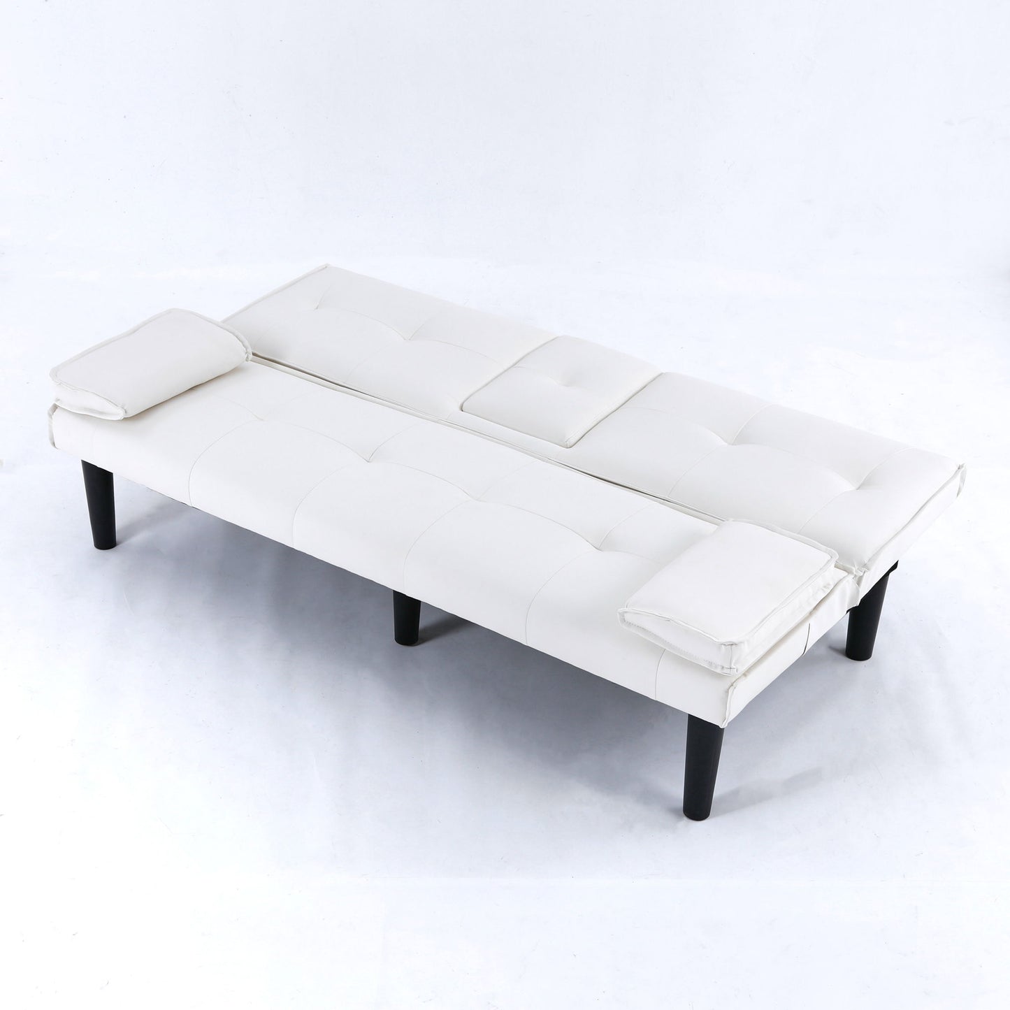 Sofa Bed With Foldable Design And Cup Holder