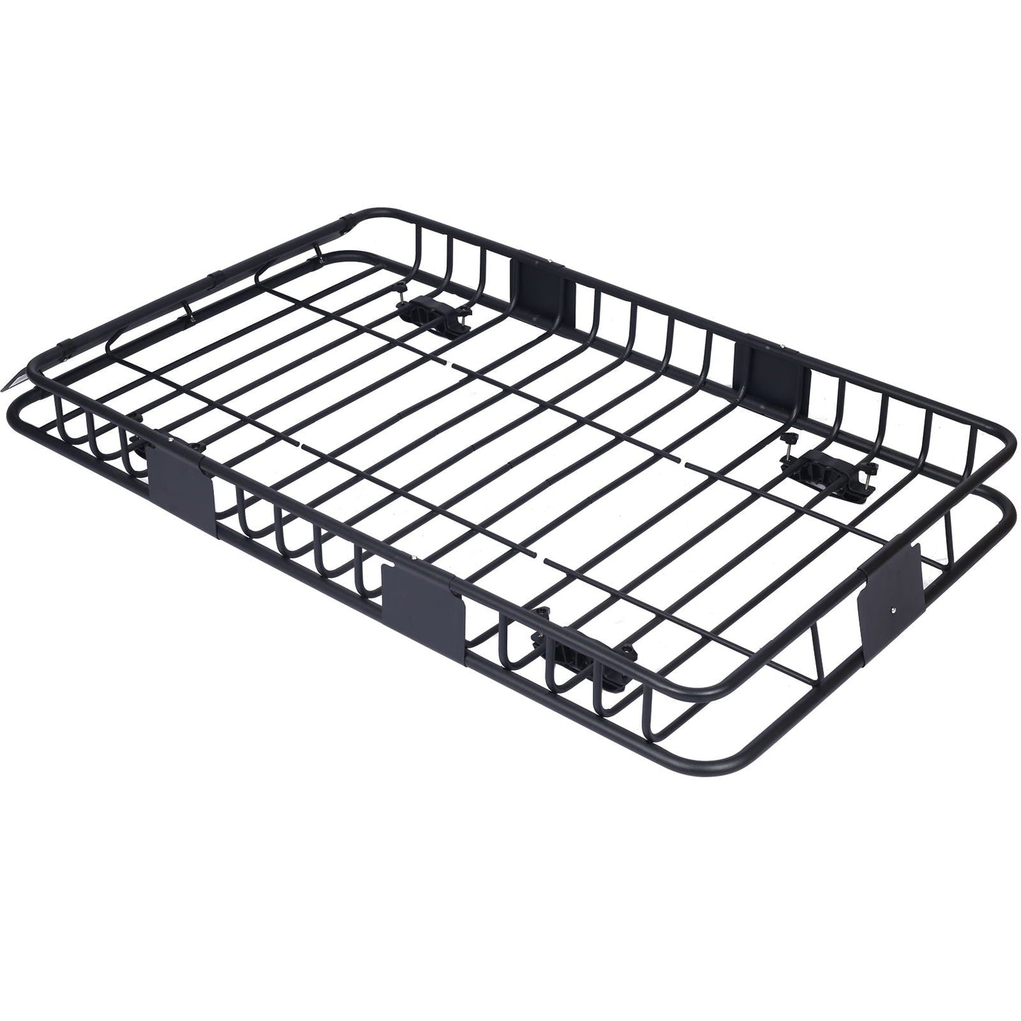 Motoring Rooftop Cargo Carrier Basket Steel Universal Fit Roof Rack