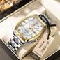Waterproof Luminous Barrel-shaped Quartz Mens Watch