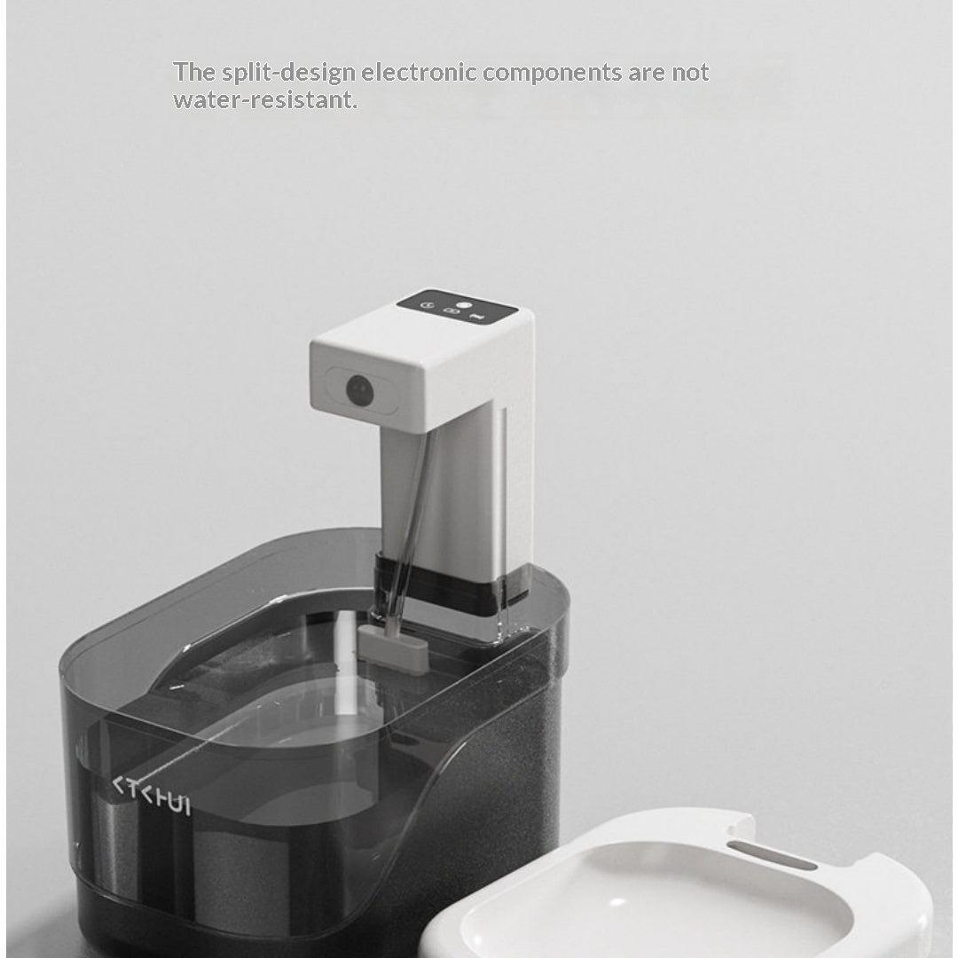 Wireless Sensor-Activated Pet Water Fountain
