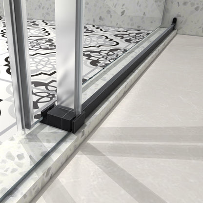 6063 Matte Tempered Glass Shower Door