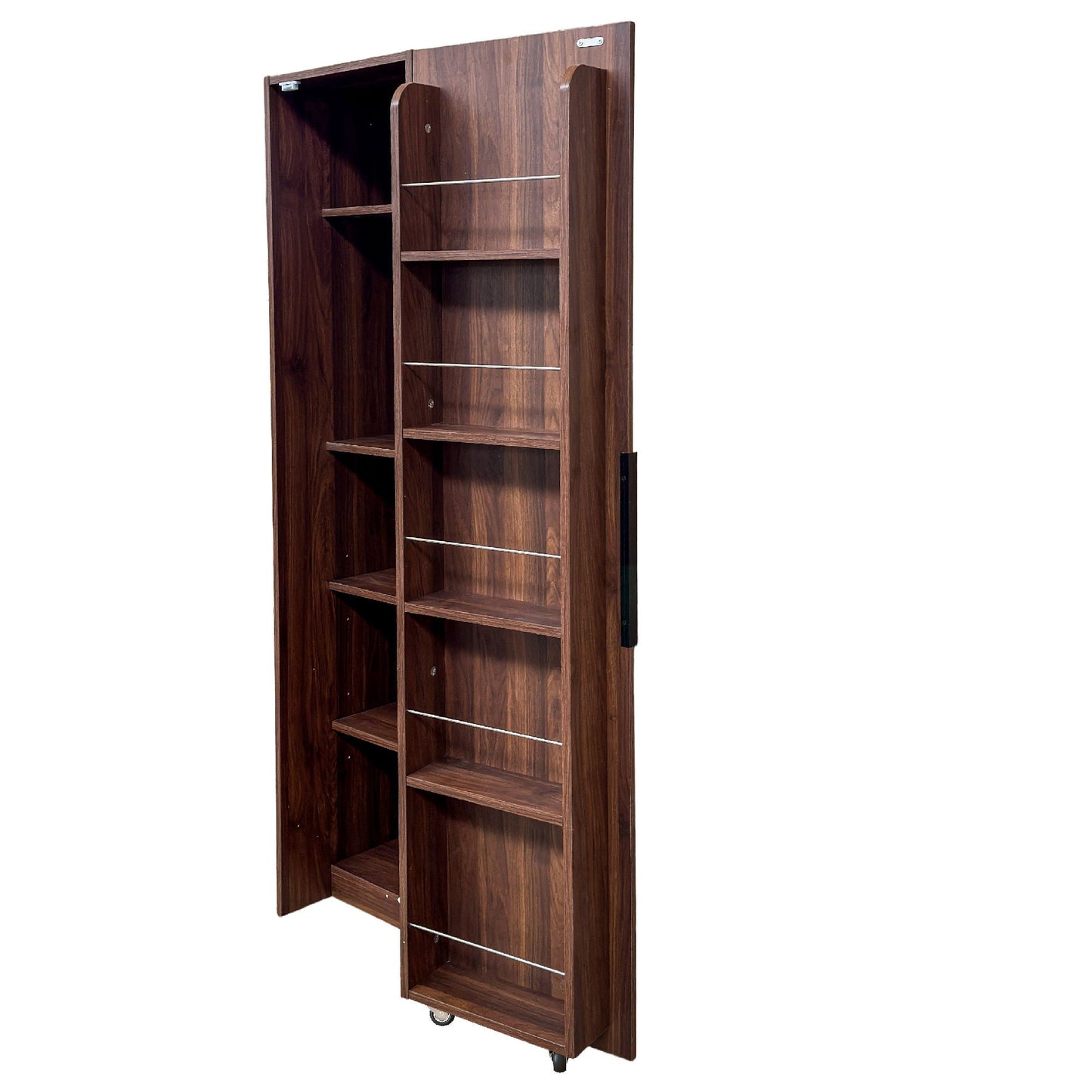 Freestanding Buffet Cupboards Sideboard With Doors & Shelves, Kitchen Pantry Storage Cabinet - Walnut