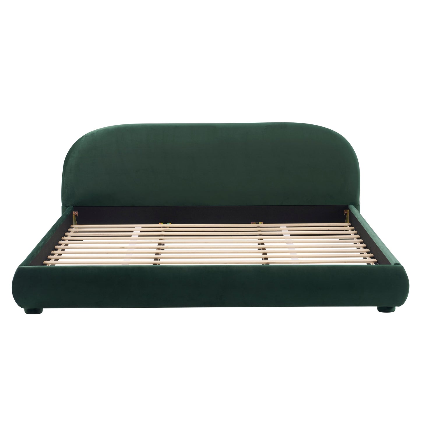 Dark Green Velvet Bed Frame