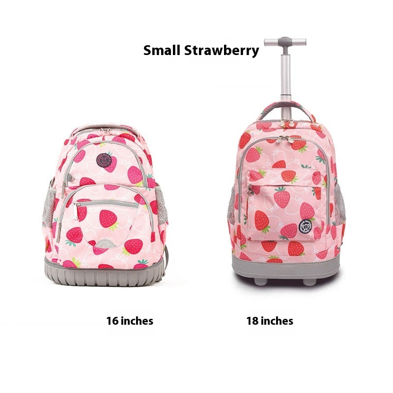 Children's Trolley Schoolbag Student Korean Style Backpack