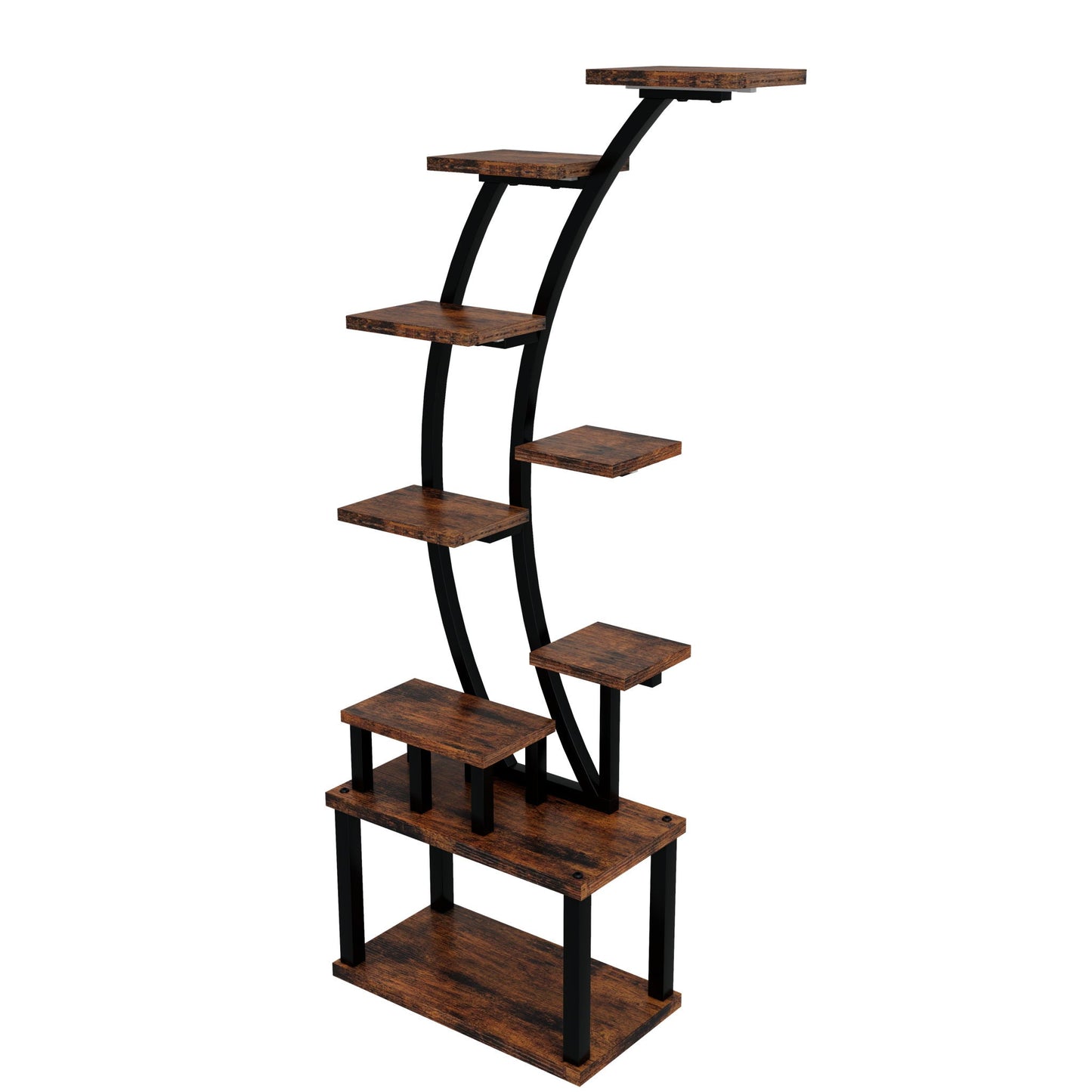 9 Tiered Indoor Plant Stand With 5 Adjustable Grow Lights
