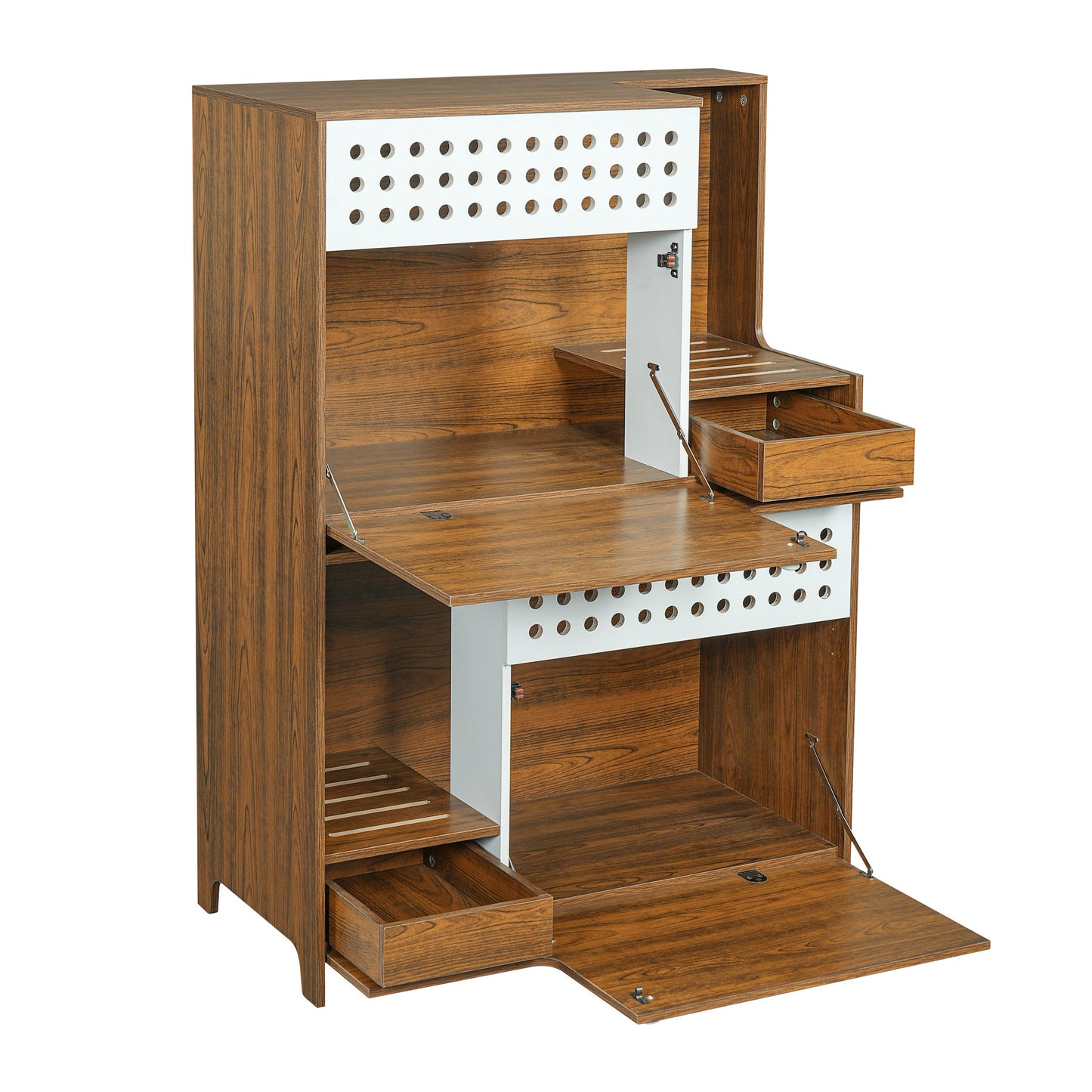 Modern 2-in-1 Cat Furniture, Litter Box Enclosure Side Table